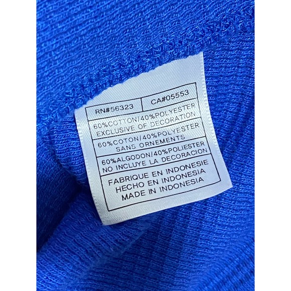 Vintage Nike Team Florida Gators Womens Size XL V-Neck Thermal Hoodie Blue - Picture 6 of 12